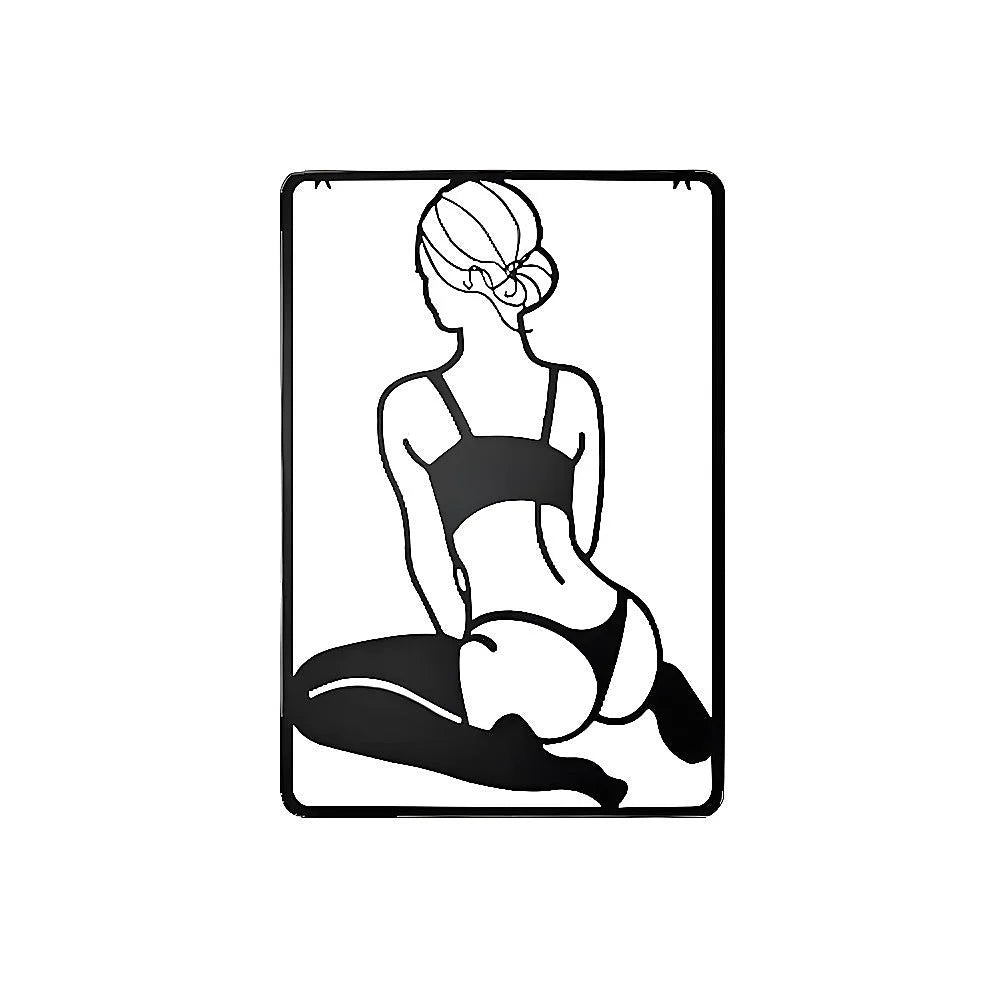 3pc Modern Metal Wall Art Decor Abstract Minimalist