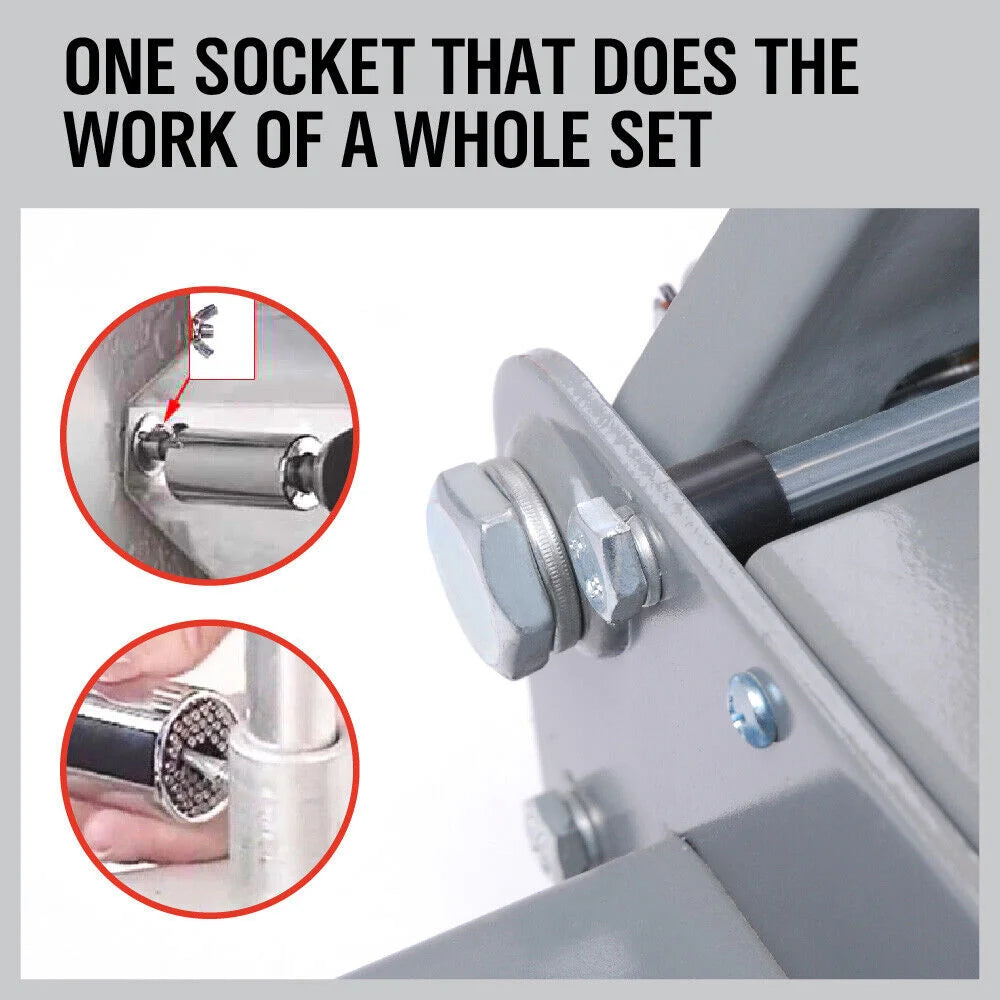 3Pc Universal Socket Wrench Set Power Drill Adaptor Gator