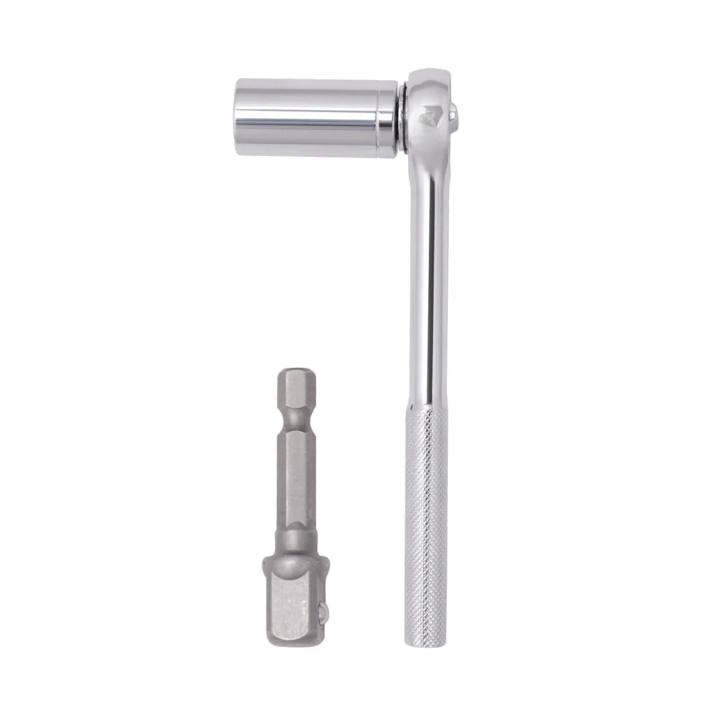 3Pc Universal Socket Wrench Set Power Drill Adaptor Gator