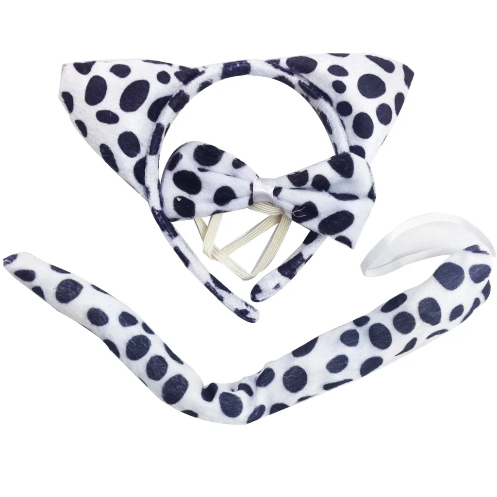 3pcs Set Animal Costume Dress Up Party Bow Tie Tail Ears