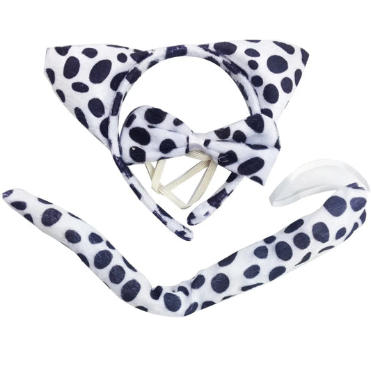 3pcs Set Animal Costume Dress Up Party Bow Tie Tail Ears