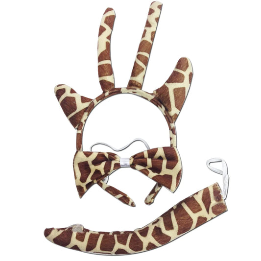 3pcs Set Animal Costume Dress Up Party Bow Tie Tail Ears