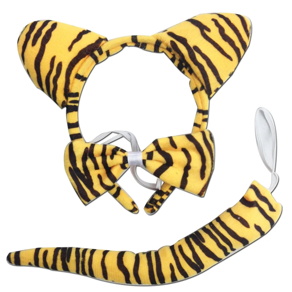3pcs Set Animal Costume Dress Up Party Bow Tie Tail Ears