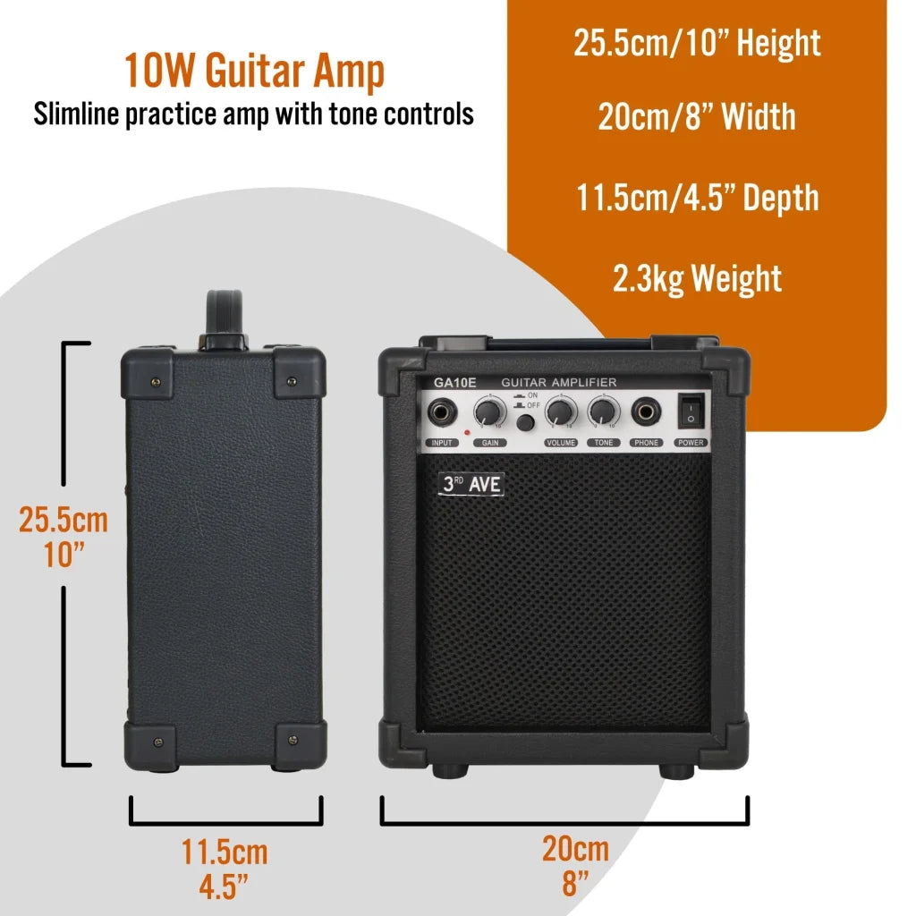 3rd Avenue 10W Electric Guitar Amplifier - Audio & Video >