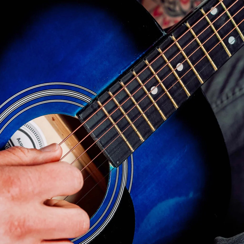 3rd Avenue Acoustic Guitar Premium Pack - Blueburst - Audio
