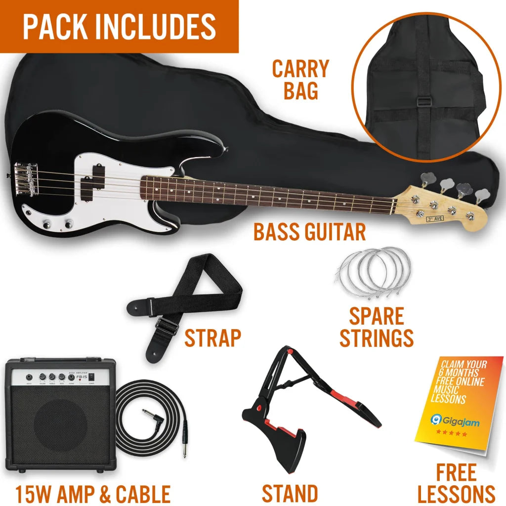 3rd Avenue Bass Guitar Pack - Audio & Video > Musical