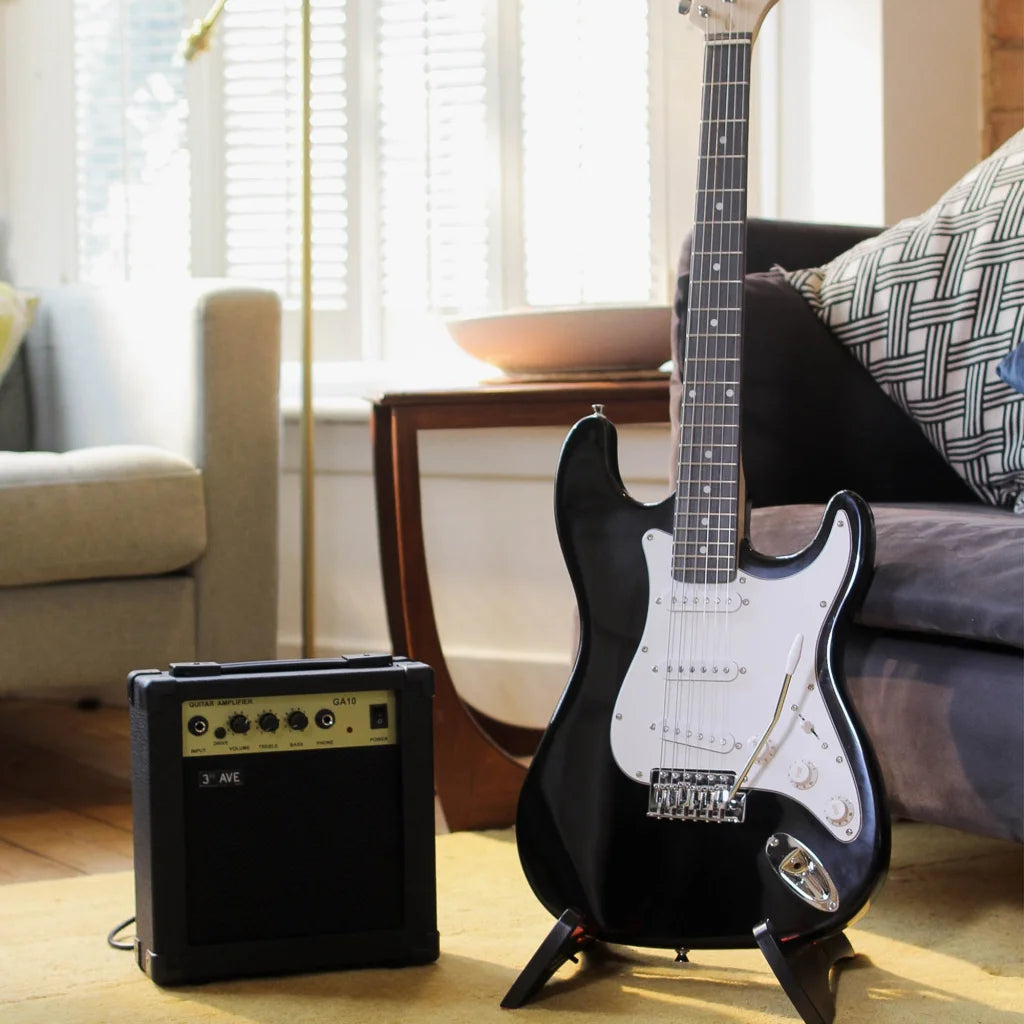 3rd Avenue Electric Guitar Pack - Black - Audio & Video >