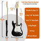 3rd Avenue Electric Guitar Pack - Black - Audio & Video >