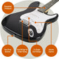 3rd Avenue Electric Guitar Pack - Black - Audio & Video >