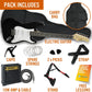 3rd Avenue Electric Guitar Pack - Black - Audio & Video >
