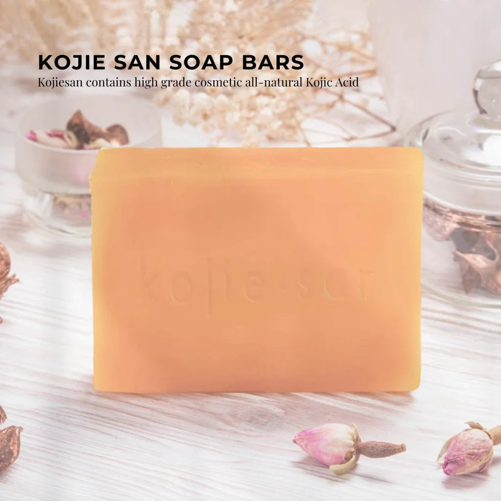 3x 65g Kojie San Soap - Original Kojic Acid Bars - Health &