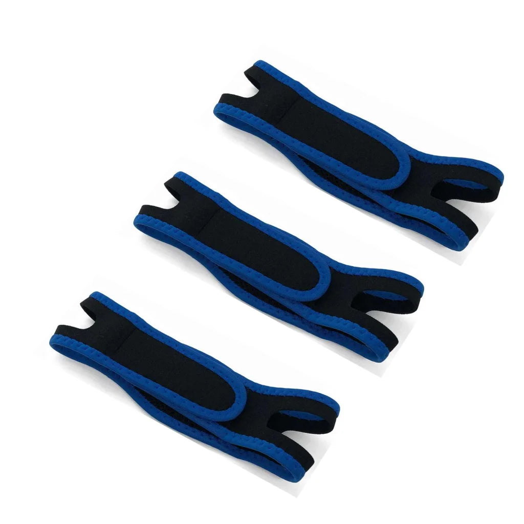 3x Anti Snoring Aid Adjustable Chin Strap - Jaw Brace Sleep