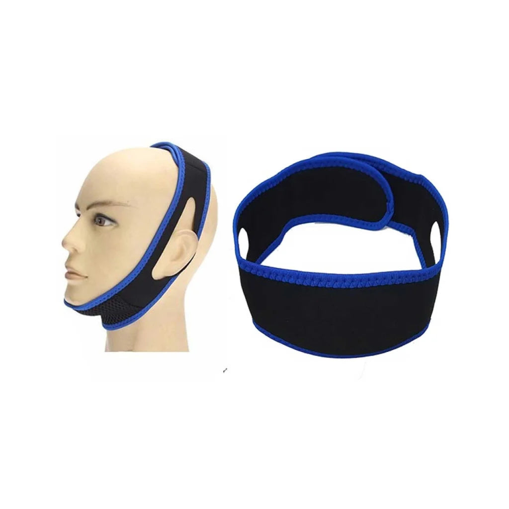 3x Anti Snoring Aid Adjustable Chin Strap - Jaw Brace