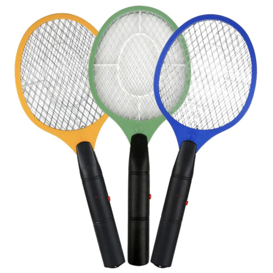 3x BUG ZAPPER RACKET Fly Mosquito Pest Swatter Net Racquet
