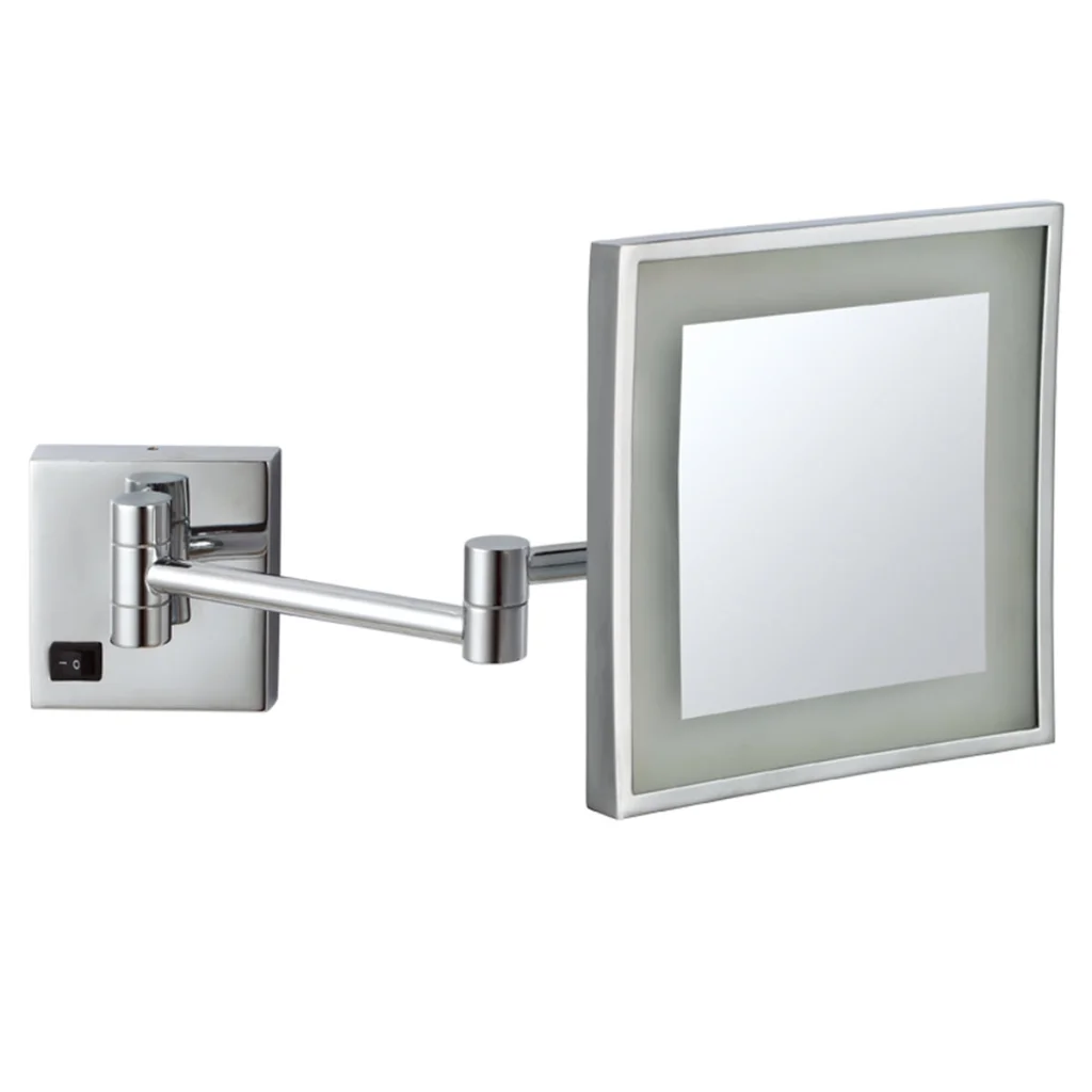 3X LED Magnifying Mirror Wall Mount - Health & Beauty >