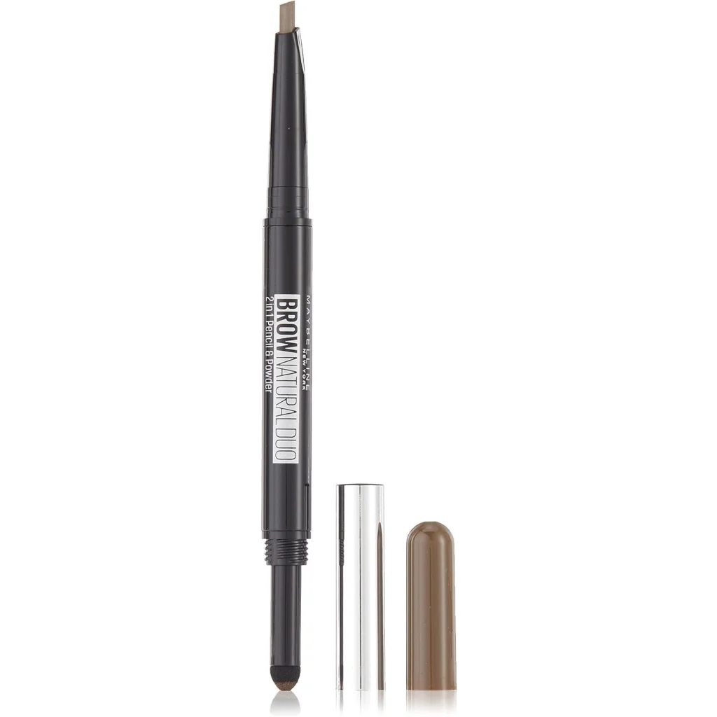3x Maybelline New York Natural Eye Brow Duo 2 in 1 Pencil &