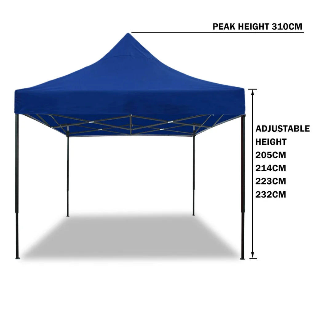 3x3m Pop Up Gazebo Outdoor Tent Folding Marquee Party
