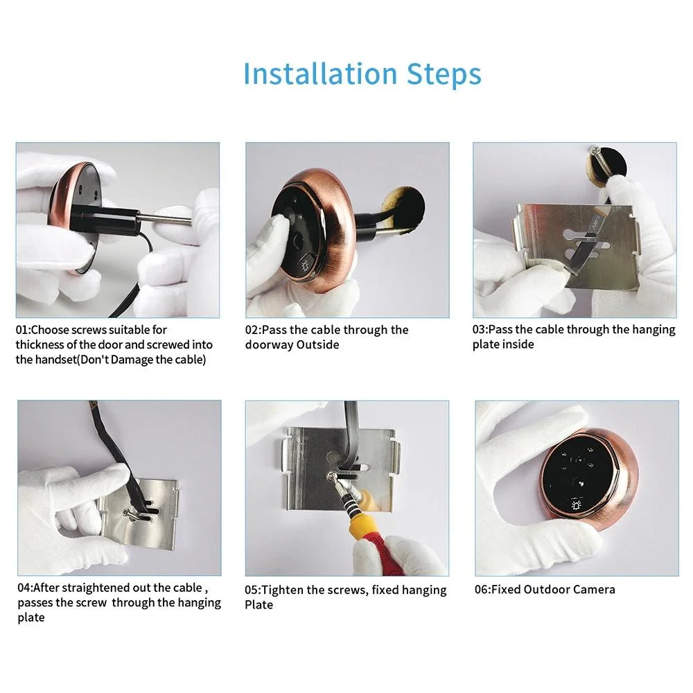 4.5 Screen Security Camera With Night Vision & Motion