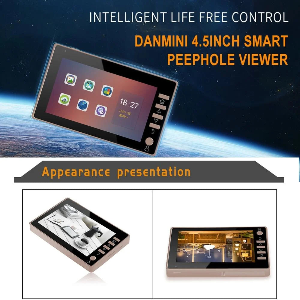 4.5 Screen Security Camera With Night Vision & Motion