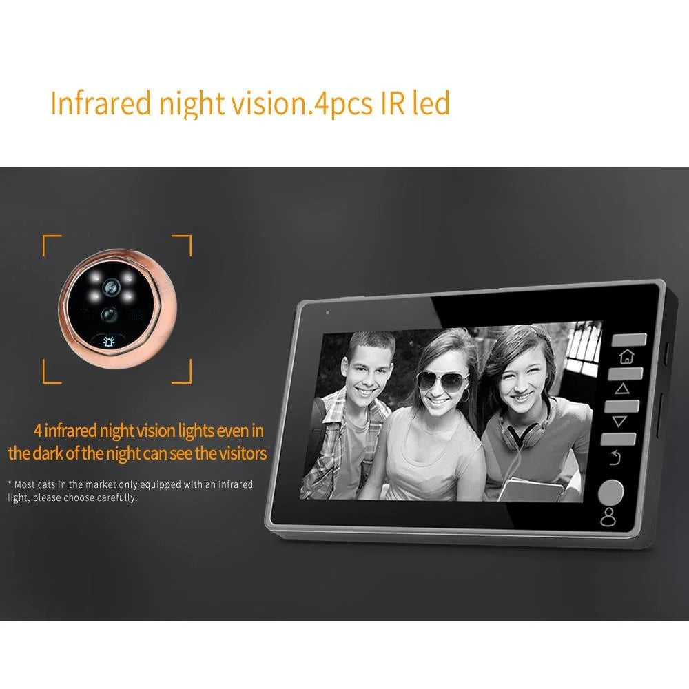 4.5 Screen Security Camera With Night Vision & Motion