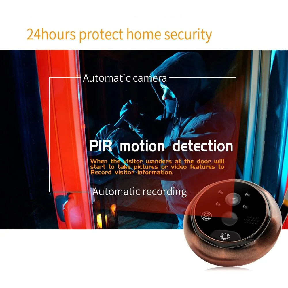 4.5 Screen Security Camera With Night Vision & Motion