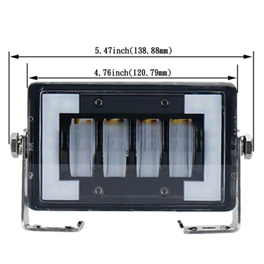 4.76 Inch 24W Dc 12 - 24V 1800Lm Ip67 Car Work Lights