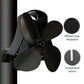 4-blade Heat Powered Fireplace Stove Fan - Aluminum