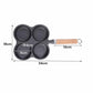 Cup cast iron with egg frying pan
