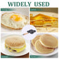 4 Cup Cast Iron Egg Frying Pan Divided Egg Skillet Pan
