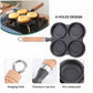 Cup cast iron with front casing details and fitted handles