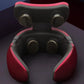 4-Head Neck Massager With Pulse Technology Red - Health &