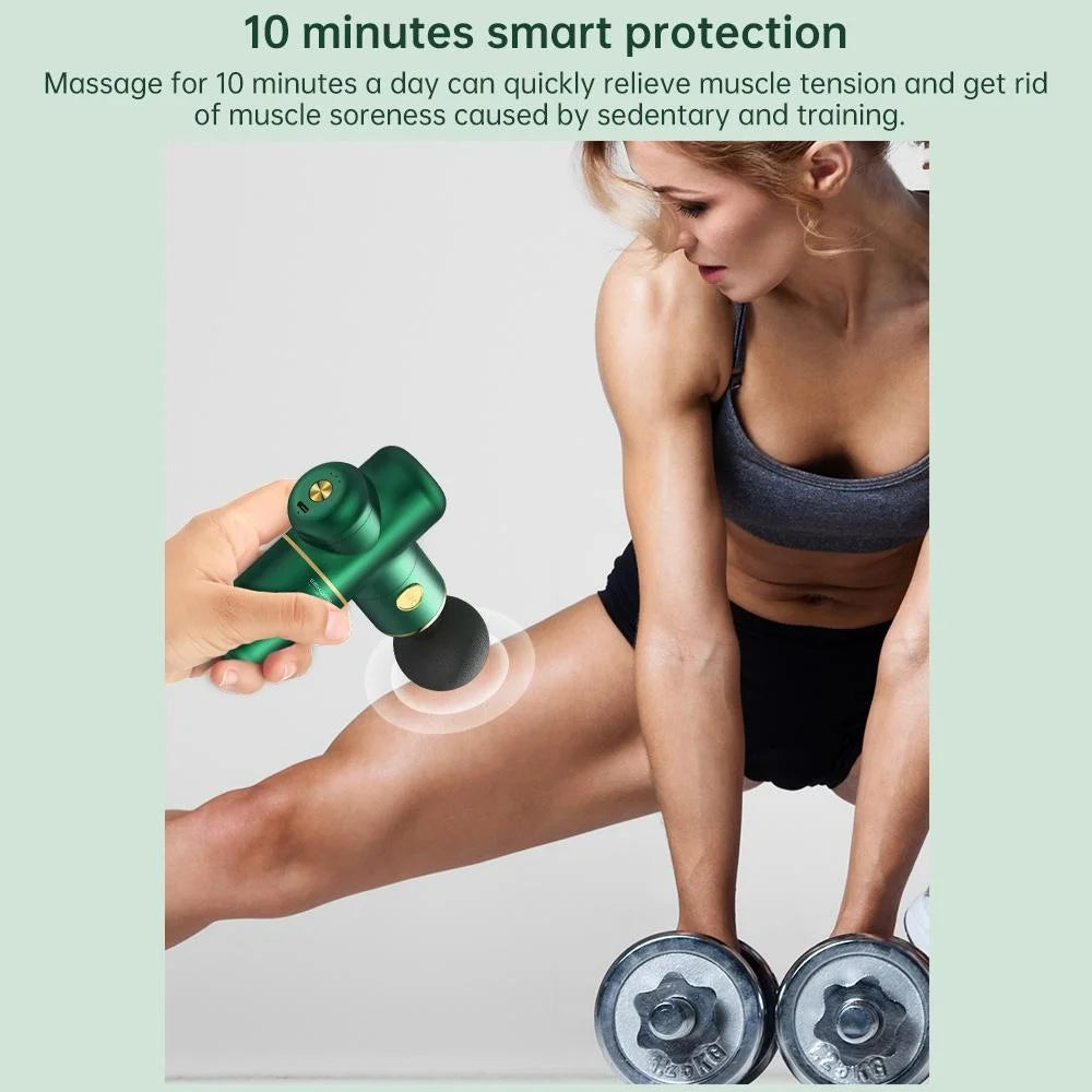 4-Head Portable Muscle Massage Gun For Sports - Tarnish
