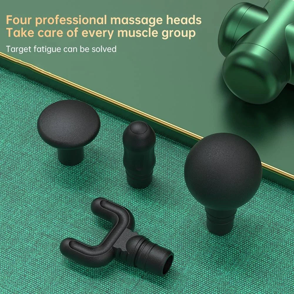 4-Head Portable Muscle Massage Gun For Sports - Tarnish