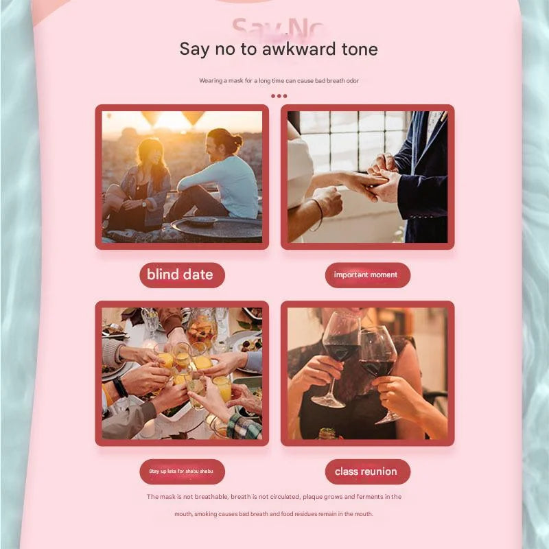 4-in-1 Disposable Travel Toothbrush with Flavor Burst