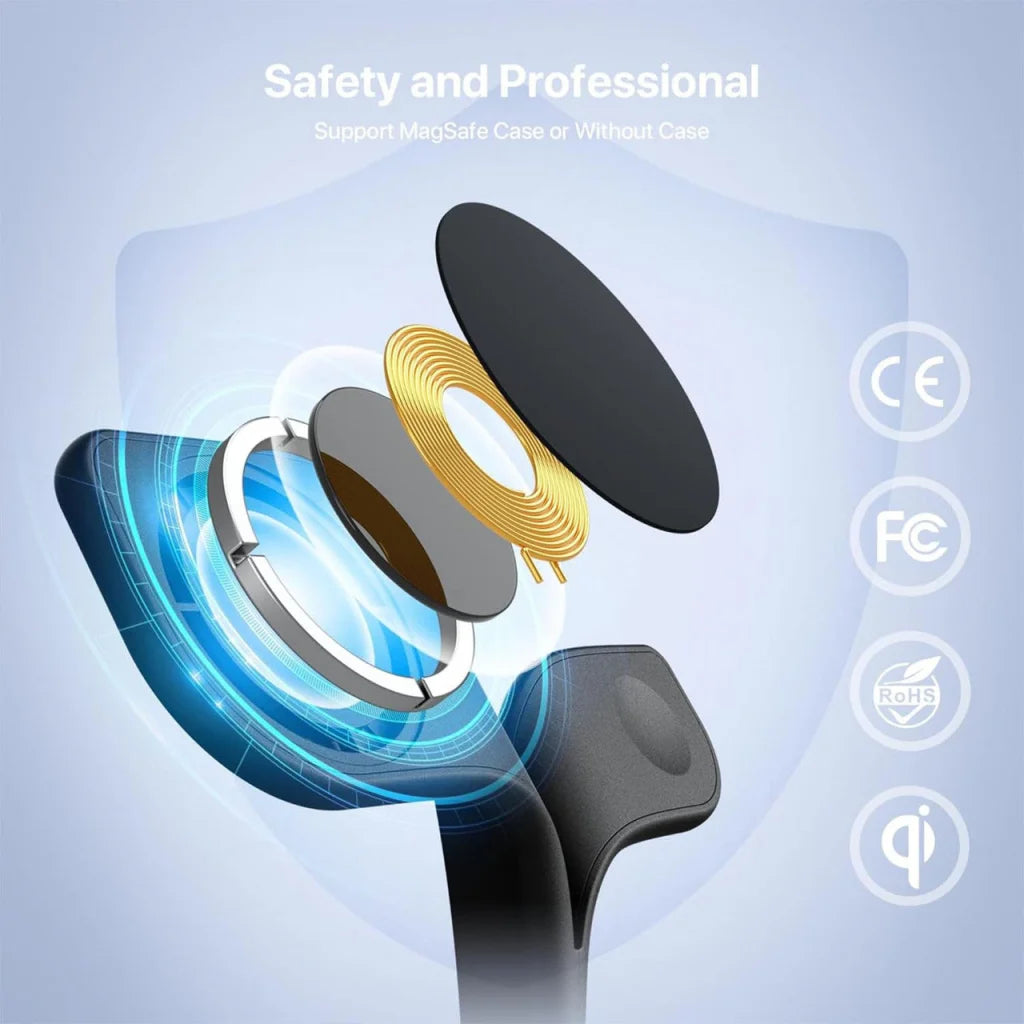 4 in 1 Wireless Charging Station with Night Light