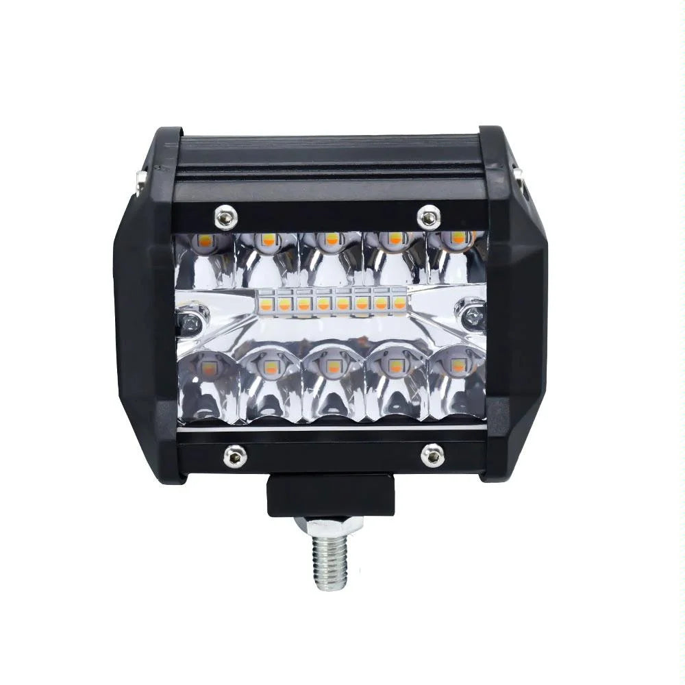 4 Inch 13W 3 Row Car Led Strip Light Working Refit