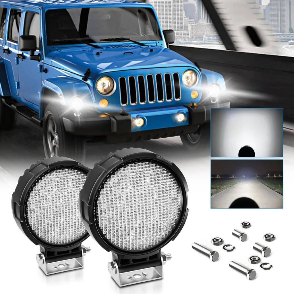 4 Inch Flood - Surface Mixed Luminous Anti - Glare Lens