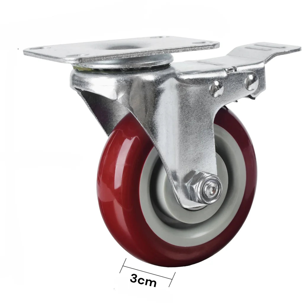 4 inch Heavy Duty Casters Lockable Caster Wheel Swivel
