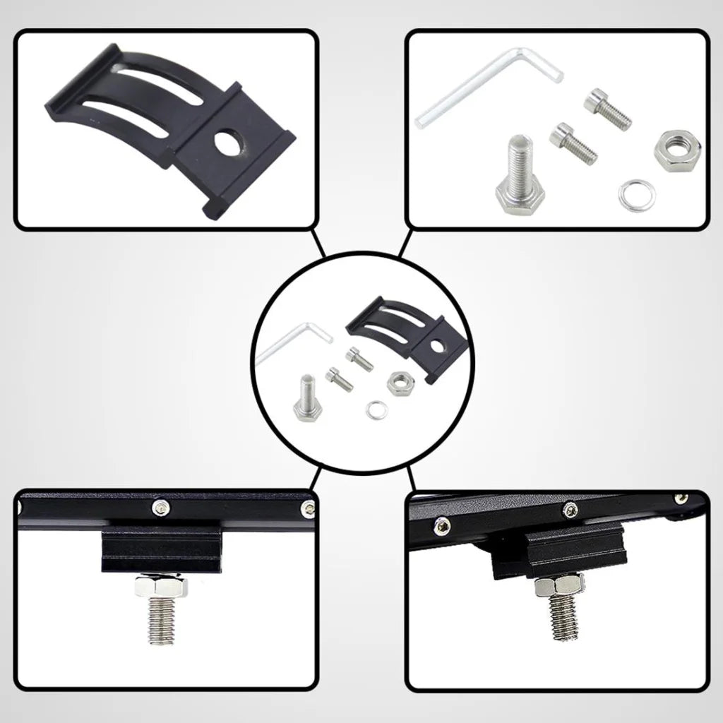 4 Inch Three Rows Ip67 Waterproof 9W Condenser 6000K 5500Lm