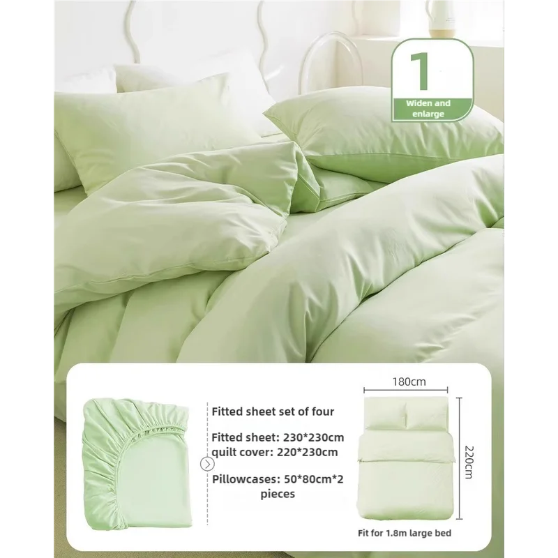 4 Packaging Green Disposable Travel Bedding Set