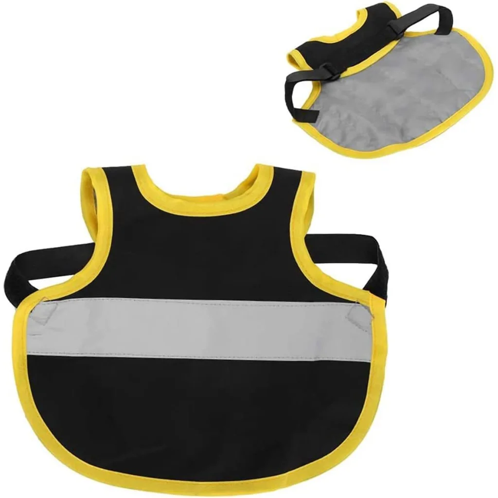 4 Pcs Black High Visibility Chicken & Duck Safety Vest