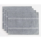 4 Pcs Blue Woven Placemats - Heat Resistant Kitchen Table