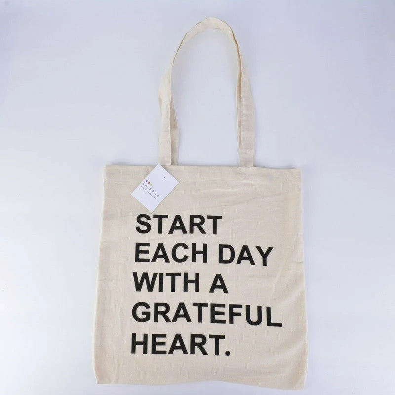 4 pcs Recyclable Eco-friendly Tote Canvas Cotton Printed