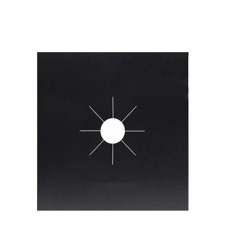 4 Pcs Reusable Stove Clean Mat Reusable Gas Oil Protector