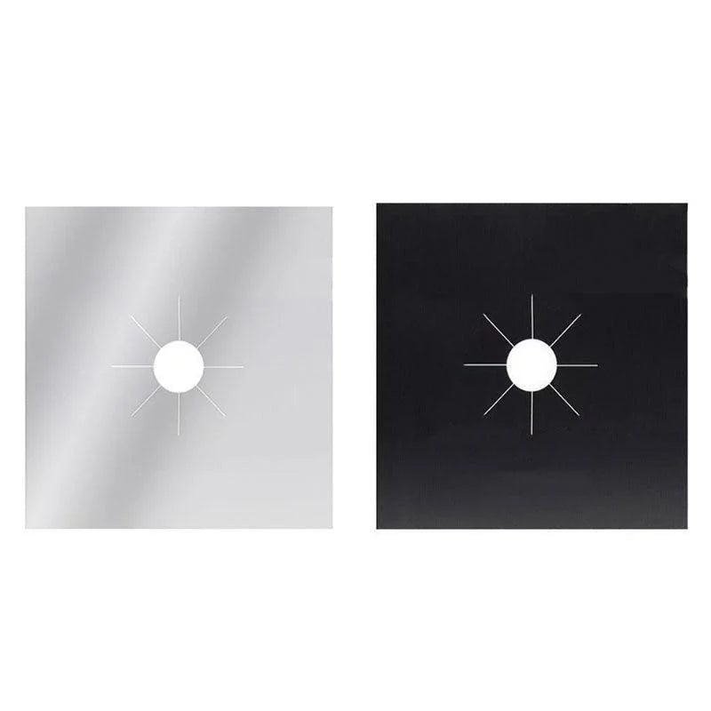 4 Pcs Reusable Stove Clean Mat Reusable Gas Oil Protector