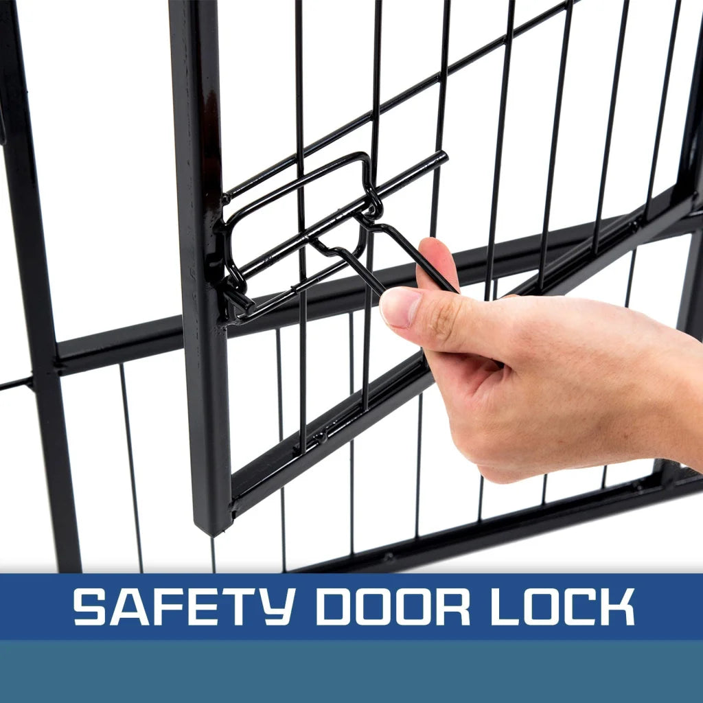 40’’ Best 8 Panel Pet Playpen Dog Cage Puppy Exercise Crate