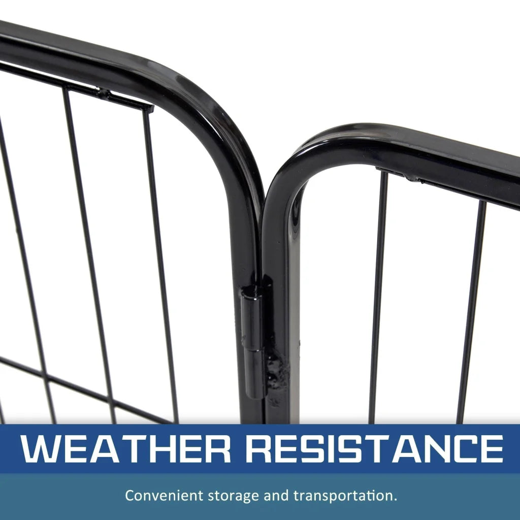 40’’ Best 8 Panel Pet Playpen Dog Cage Puppy Exercise Crate