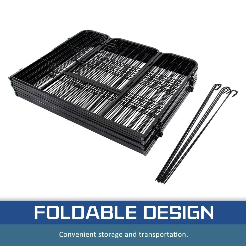 40’’ Best 8 Panel Pet Playpen Dog Cage Puppy Exercise Crate