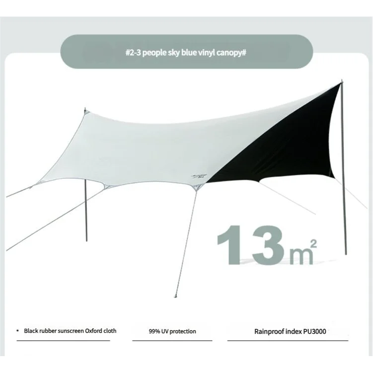 400*300 cm 2-3 Person Octagonal Camping Tent Tarp
