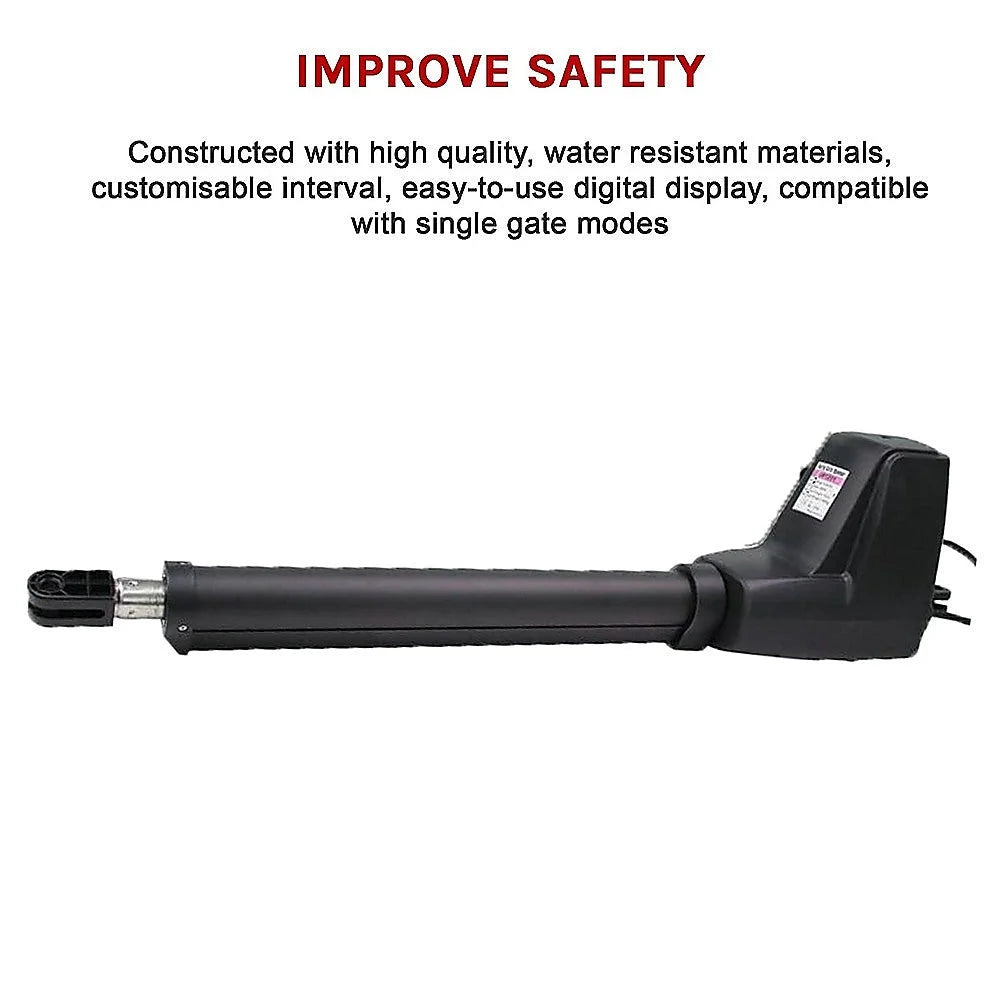 400KG Single Swing Auto Motor Remote Gate Opener - Home &